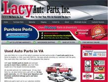 Tablet Screenshot of lacyauto.com